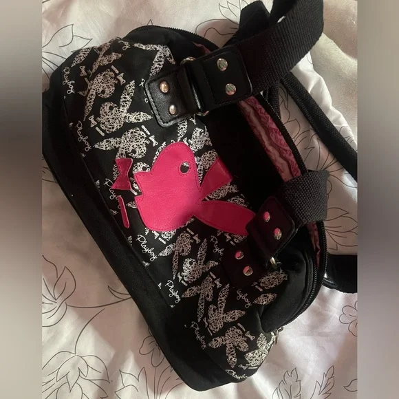 PLAYBOY BUNNY VINTAGE Y2K PLAYBOY BUNNY PURSE / Shoulder bag VERY RARE BAG - Picture 6 of 17